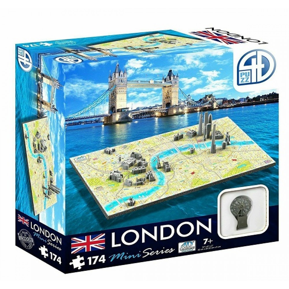 4D Puzzle London Mini 174 bitar